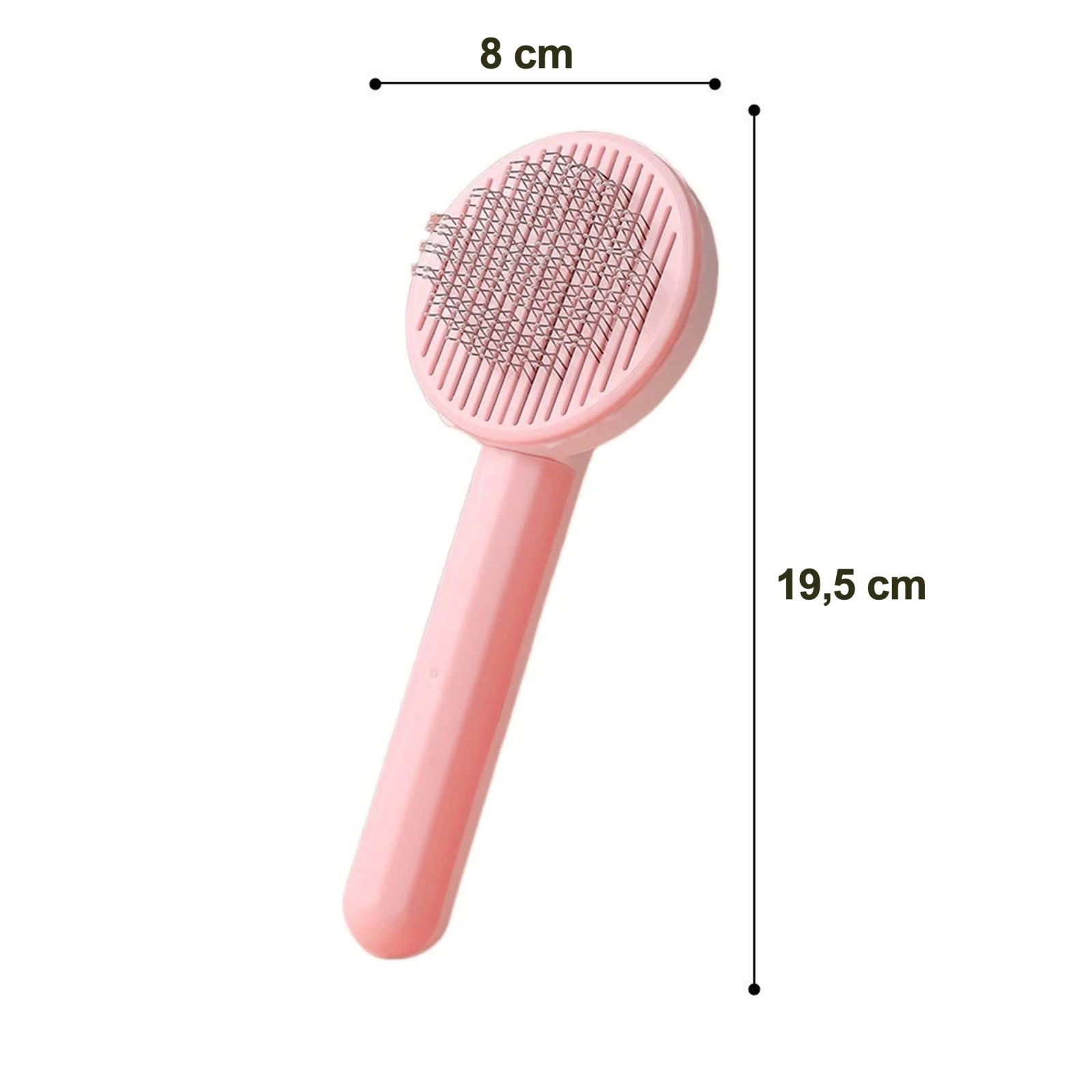 Extralink Pets | Szczotka samoczyszcząca do sierści dla psa kota | ergonomiczna grzebień pet-817 - obrazek 3