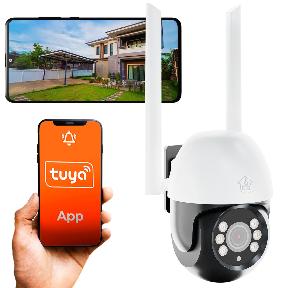 Extralink Perun Outdoor Security Camera EOC-268 | Kamera IP | 1296p, PTZ, Tuya