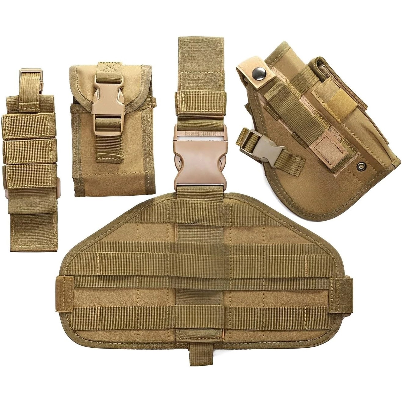 Extralink Military Modułowy panel udowy taktyczny wojskowy z kaburą na broń pistolet molle asg mil-1118 - obrazek 5