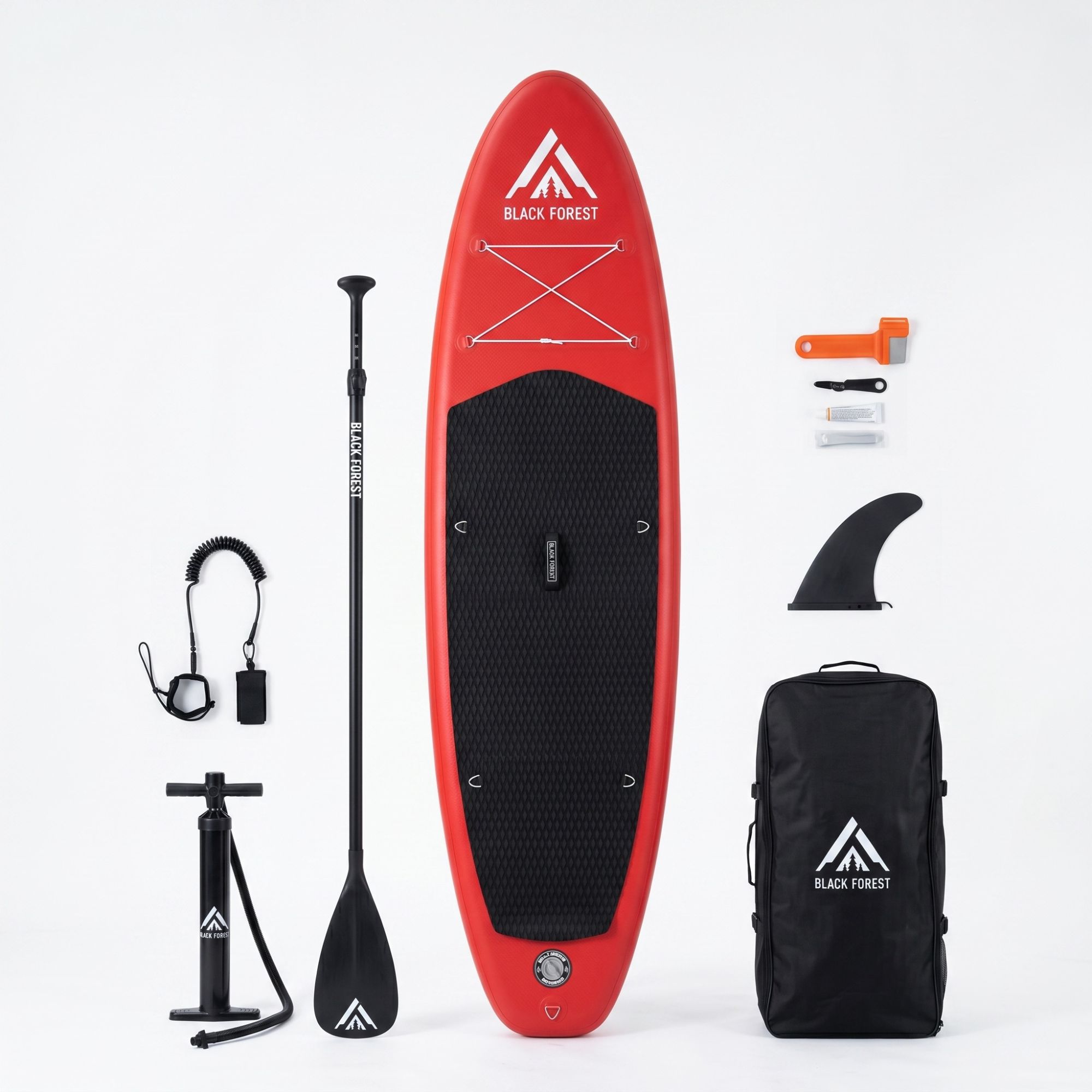 Extralink Deska SUP 320x78x15cm Czerwona | Pompowana deska + akcesoria | Zestaw, SUP-4025