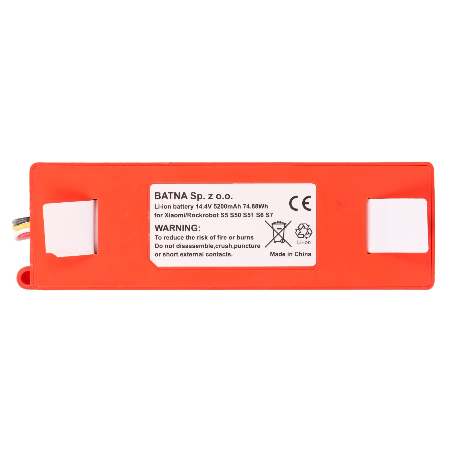 Extralink | Bateria, akumulator do odkurzacza | zamiennik dla Mi Robot, Roborock S50, S6, S7 14.4v 5200mAh - obrazek 3