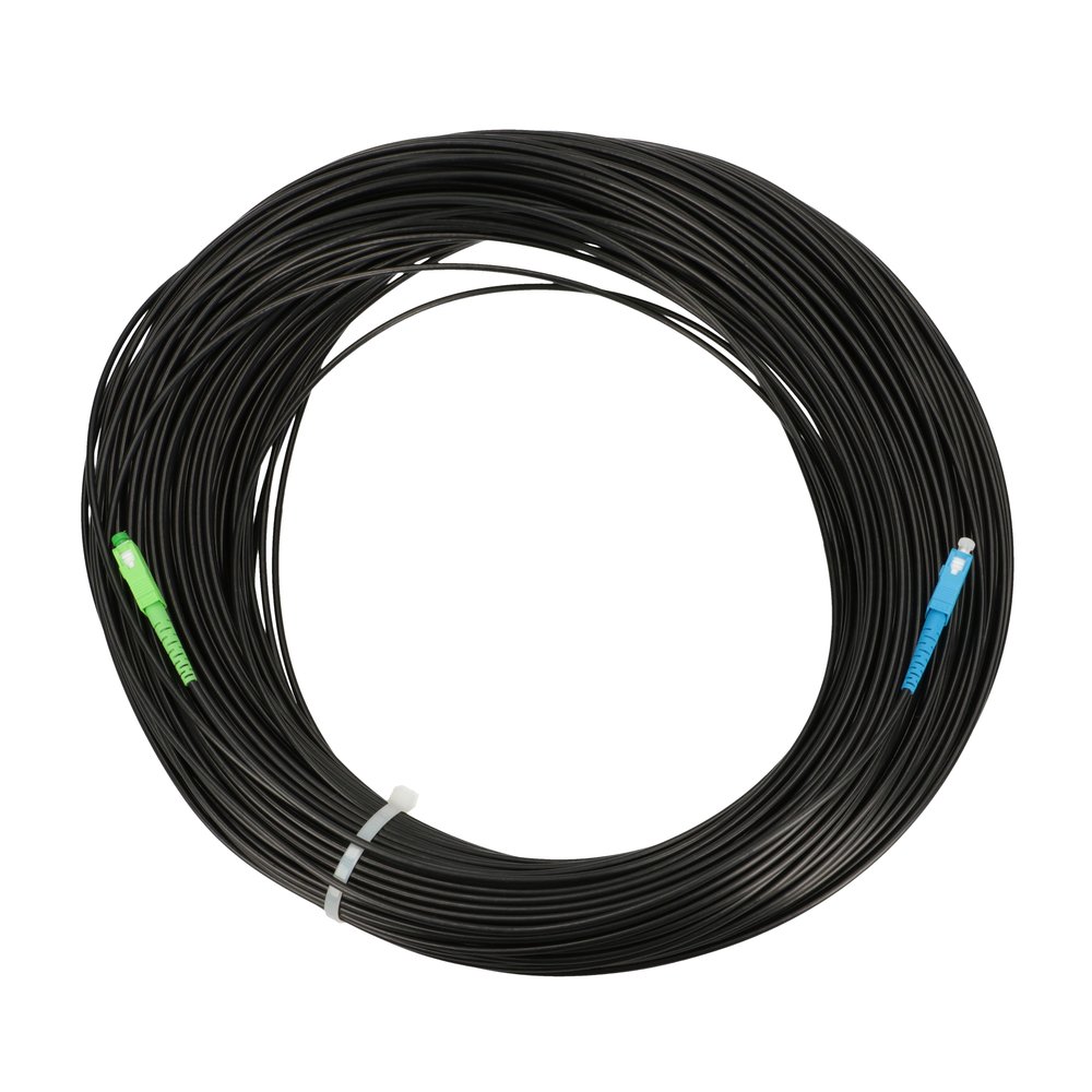 Extralink SC/APC-SC/UPC | Patchcord | Okrągły, wiszący, jednomodowy, Simplex, G.657A2, 100m
