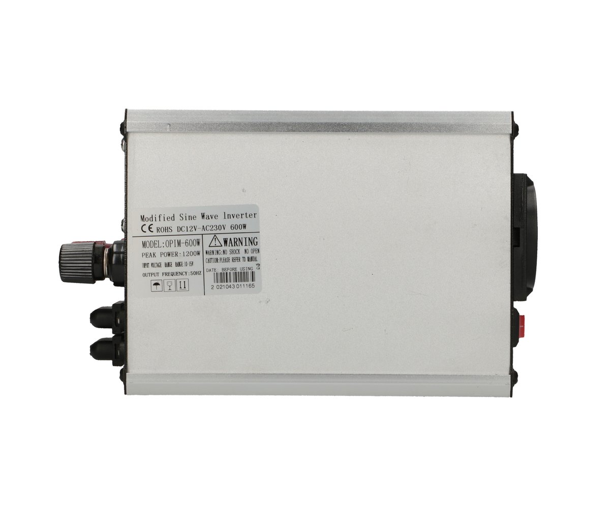 Extralink OPIM-600W | Przetwornica napięcia | samochodowa 12V, 600W modyfikowany sinus, USB-A, USB Typ C - obrazek 5