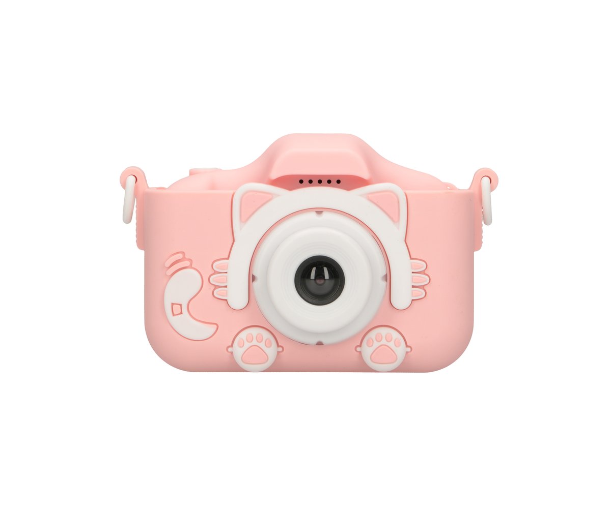 Extralink Kids Camera H27 Single Różowy | Aparat cyfrowy | 1080P 30fps, wyświetlacz 2.0" - obrazek 3