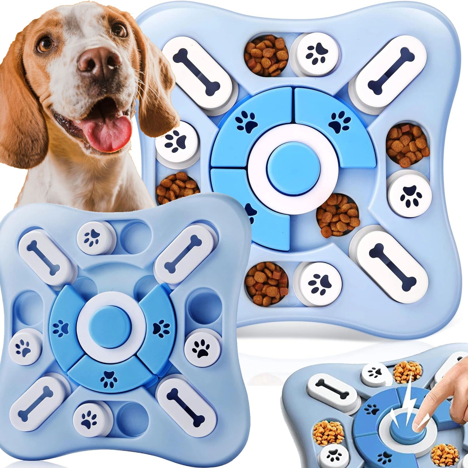 Extralink Pets | Zabawka edukacyjna interaktywna | mata węchowa dla psa spowalniajaca miska pet-759