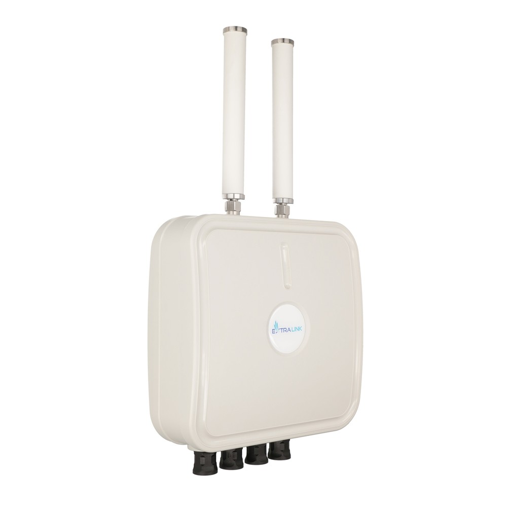 Extralink ELTEBOX Outdoor | Antena | LTE + WiFi 2,4GHz, 4x RJ45, 2x antena dookólna - obrazek 2
