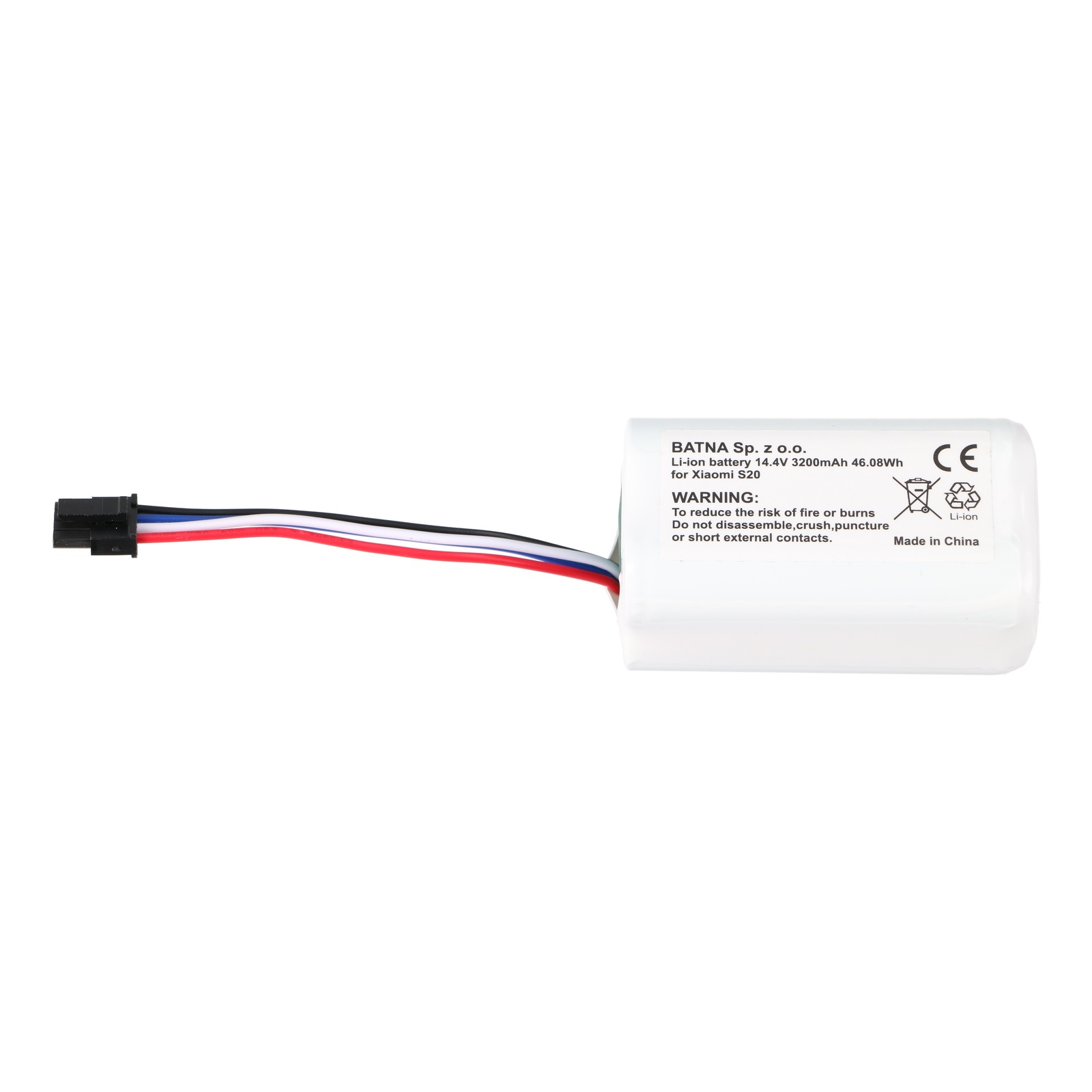 Xiaomi Bateria S20 3200mAh 14.4V | Akumulator do robota sprzątającego | Zamiennik, 3200mAh, 14.4V - obrazek 5
