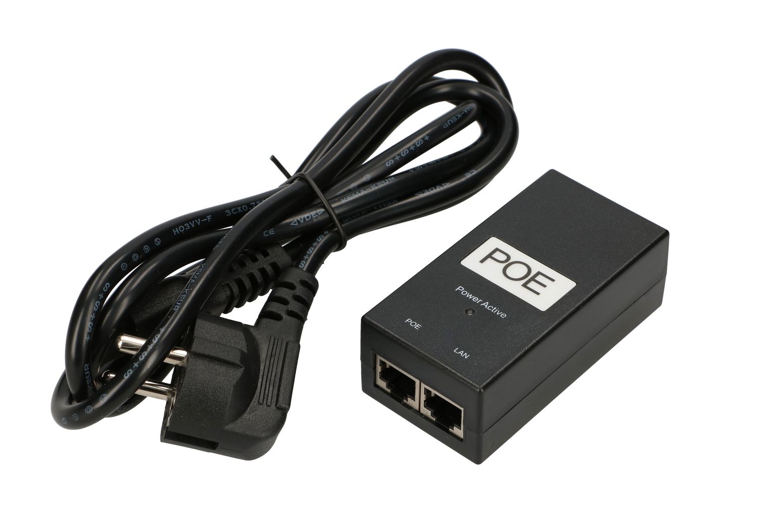 Extralink POE-24-24W | Zasilacz PoE | 24V, 1A, 24W, kabel w zestawie - obrazek 4