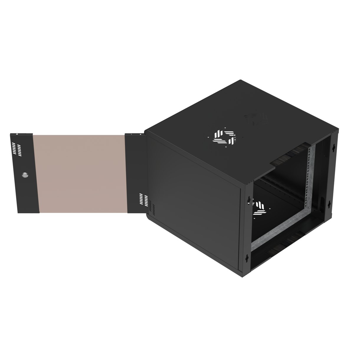 Extralink Premium 9U 600x600 Czarna | Szafa rack | beznarzędziowy montaż, montowana na ścianie - obrazek 5