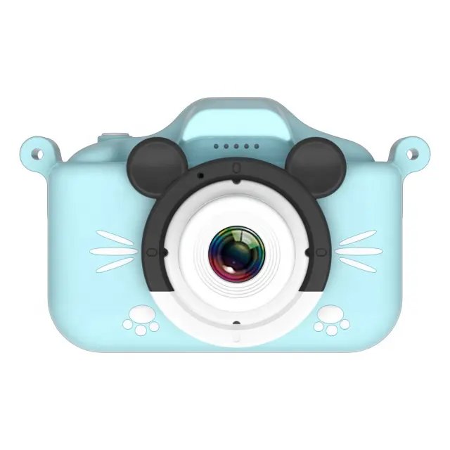 Extralink Kids Camera H31 Single Niebieski | Aparat cyfrowy | 1080P 30fps, wyświetlacz 2.0" - obrazek 2