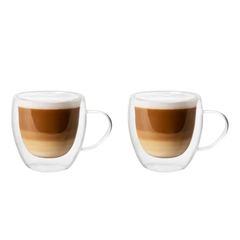 Extralink | Komplet 2 Szklanek Termicznych z Podwójną Ścianką | z uchem, 250 ml