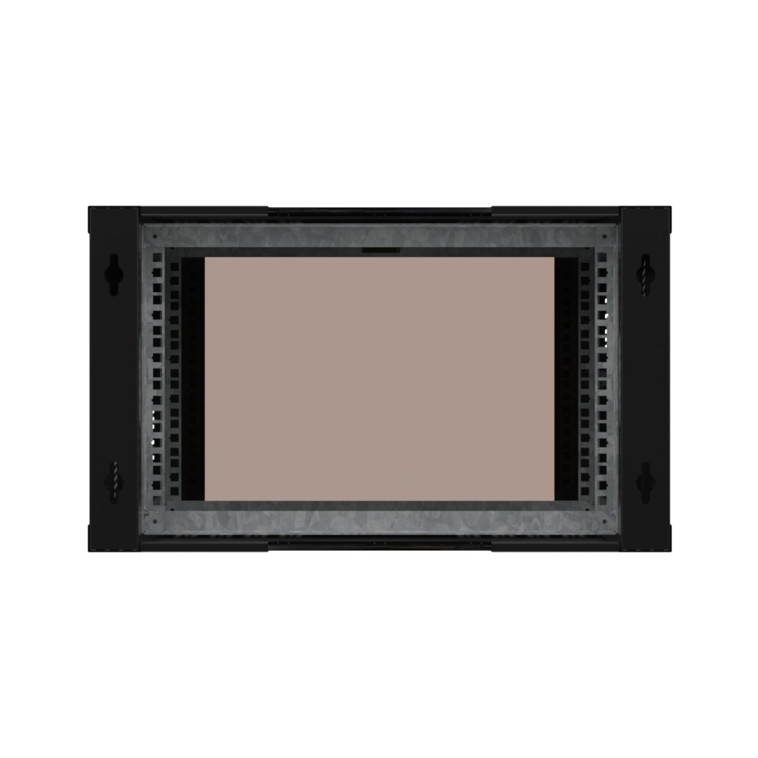 Extralink Premium 6U 600x450 Czarna | Szafa rack | beznarzędziowy montaż, montowana na ścianie - obrazek 2