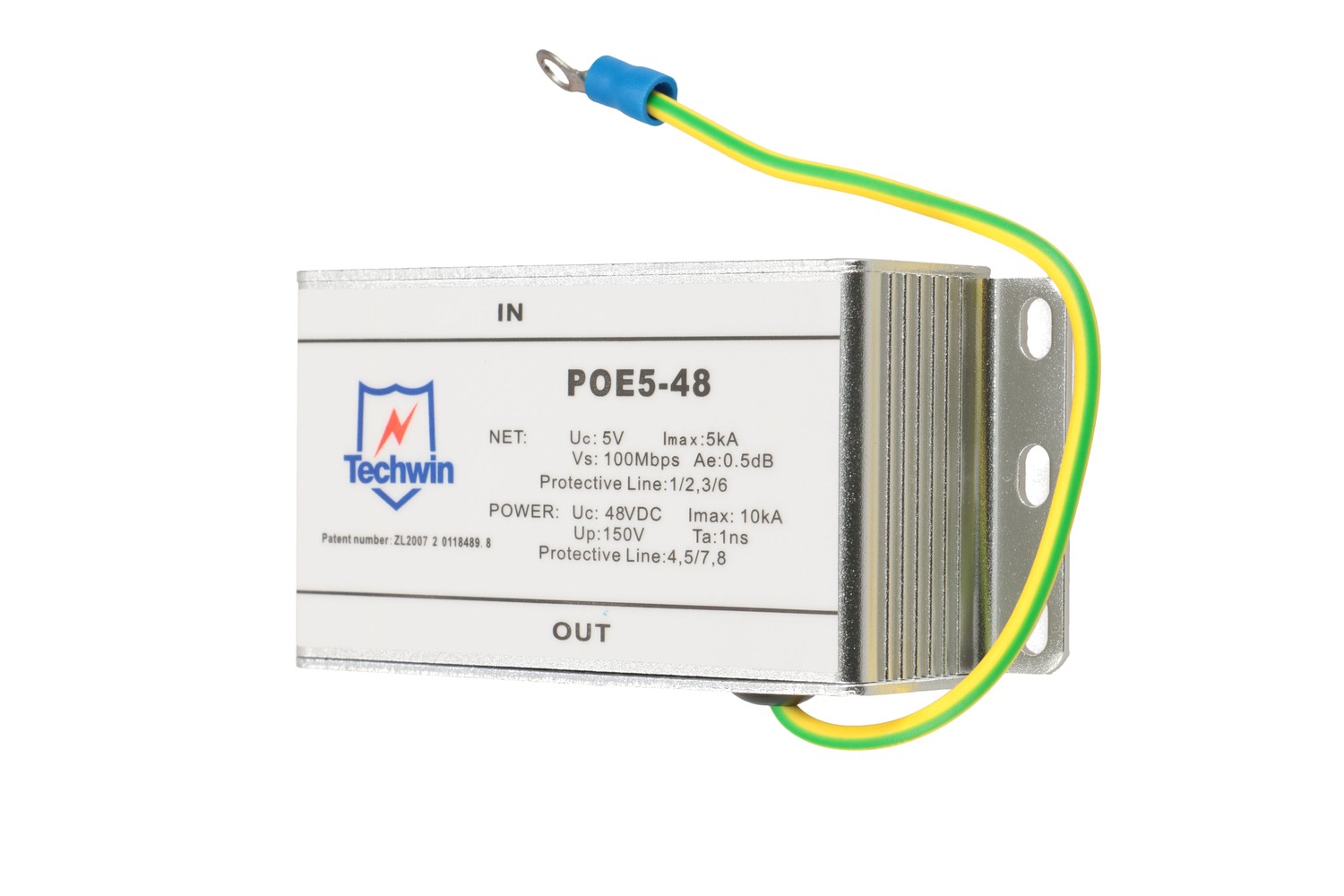 Odgromnik PoE POE5-48, 100Mbps