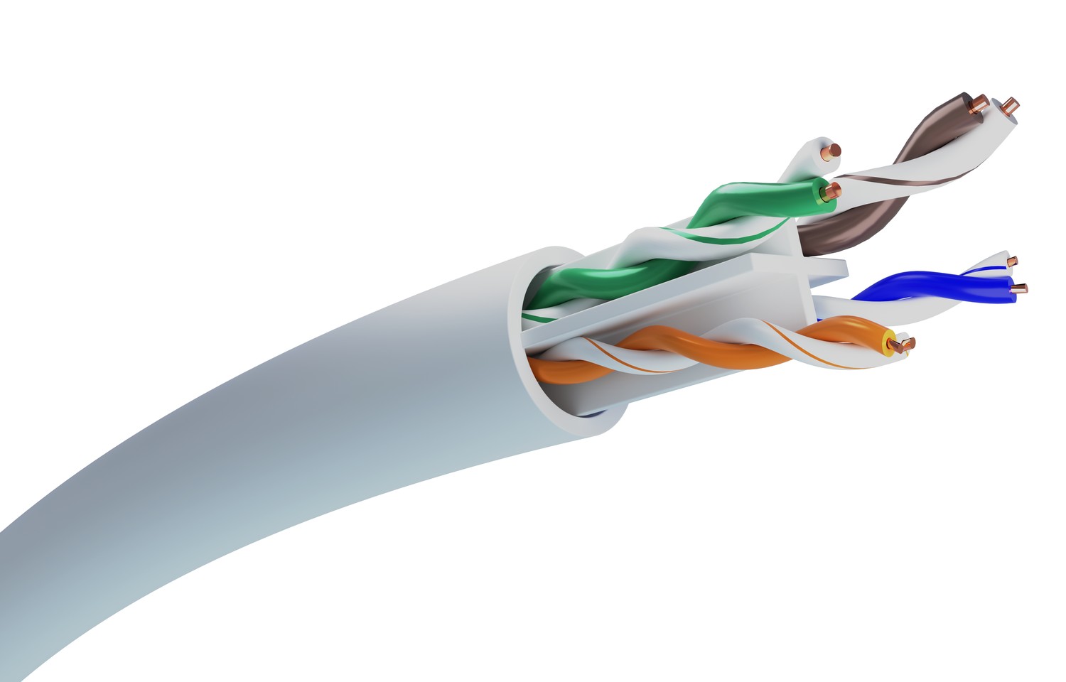 Extralink CAT6 UTP (U/UTP) V2 Wewnętrzny | Kabel sieciowy skrętka | 305M - obrazek 2