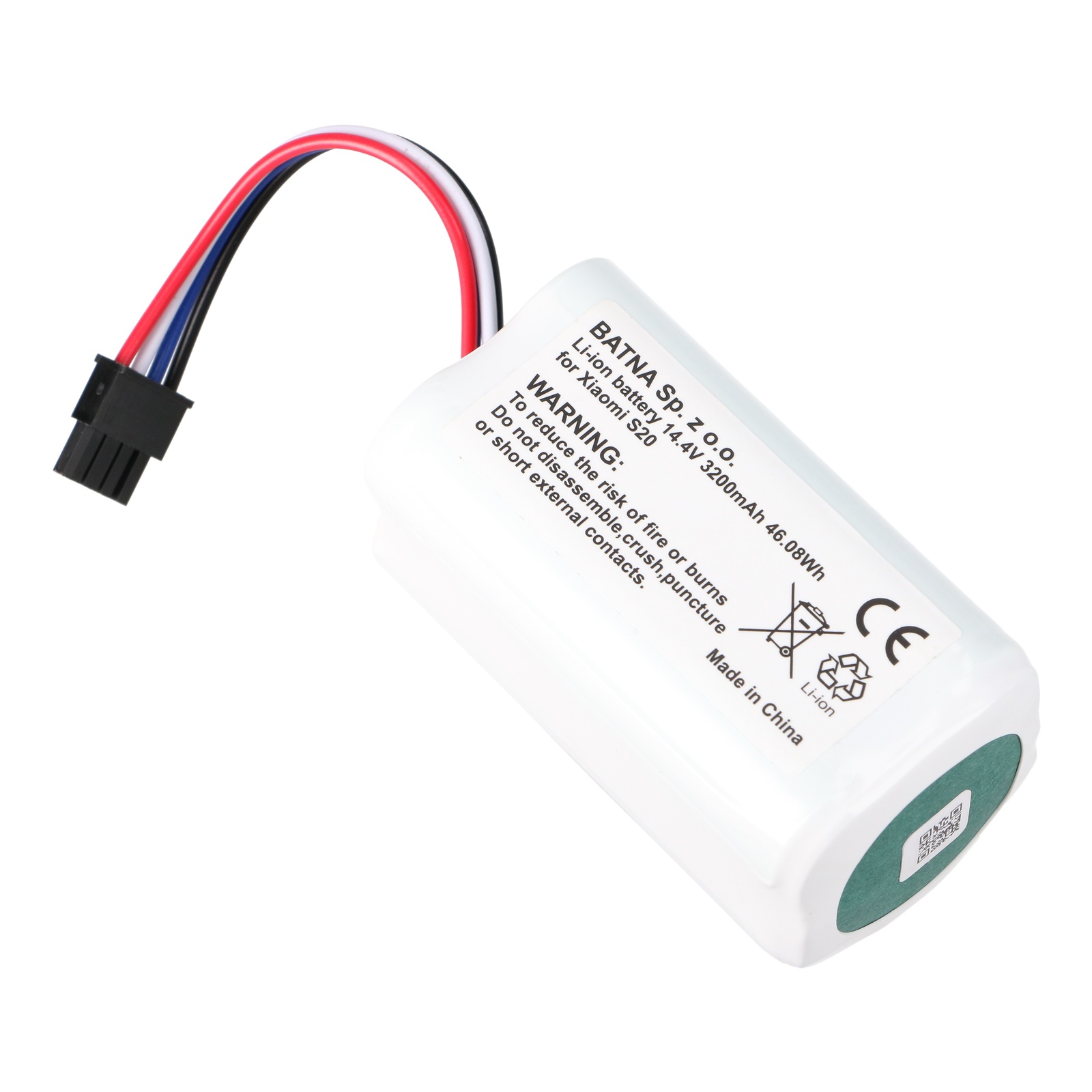 Xiaomi Bateria S20 3200mAh 14.4V | Akumulator do robota sprzątającego | Zamiennik, 3200mAh, 14.4V - obrazek 3