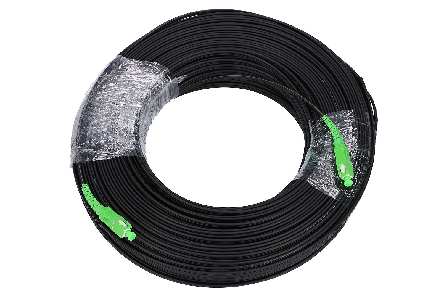 Extralink SC/APC-SC/APC Płaski | Patchcord | wiszący, jednomodowy, Simplex, G.657A2, 200m - obrazek 2