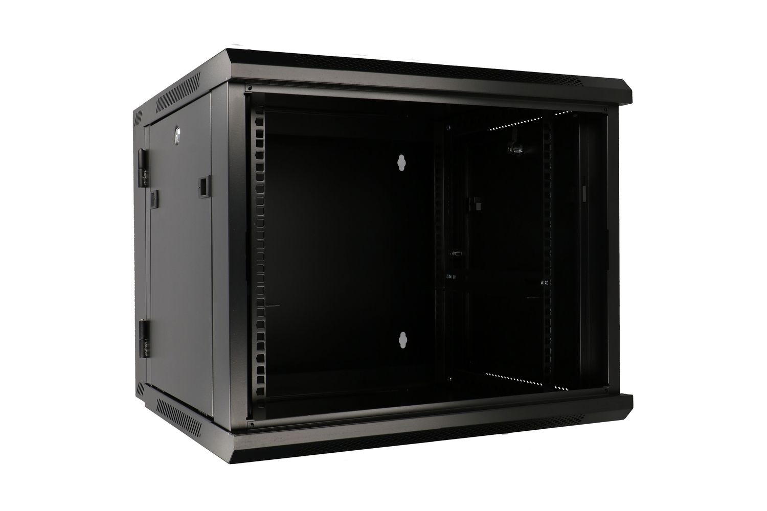 Extralink 9U 600x600 AZH Czarna | Szafa rack | montowana na ścianie, dwusekcyjna - obrazek 2