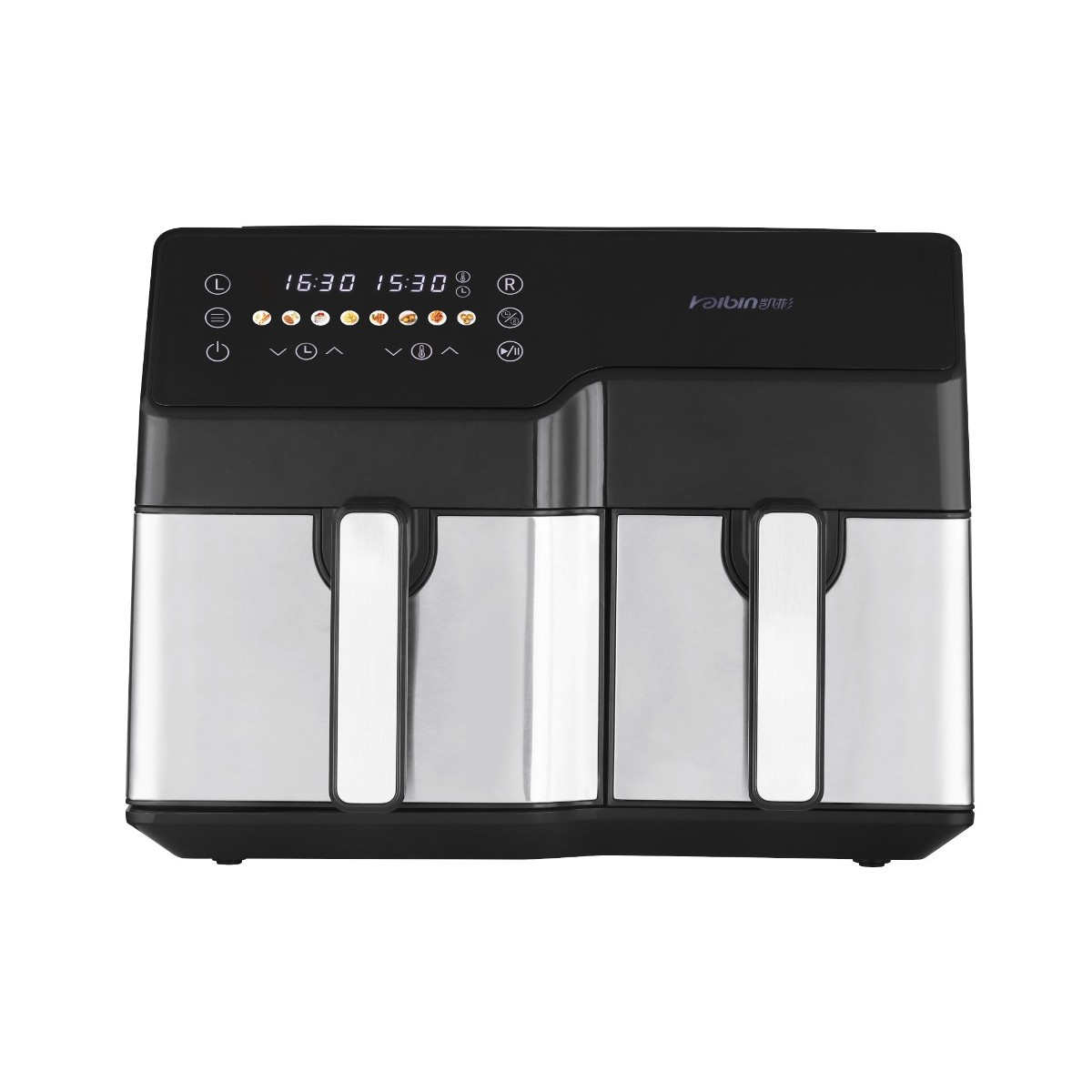 Extralink Home Air Fryer SJ-1000 10L EU | Frytkownica | (6L+4L) 2500W - obrazek 2