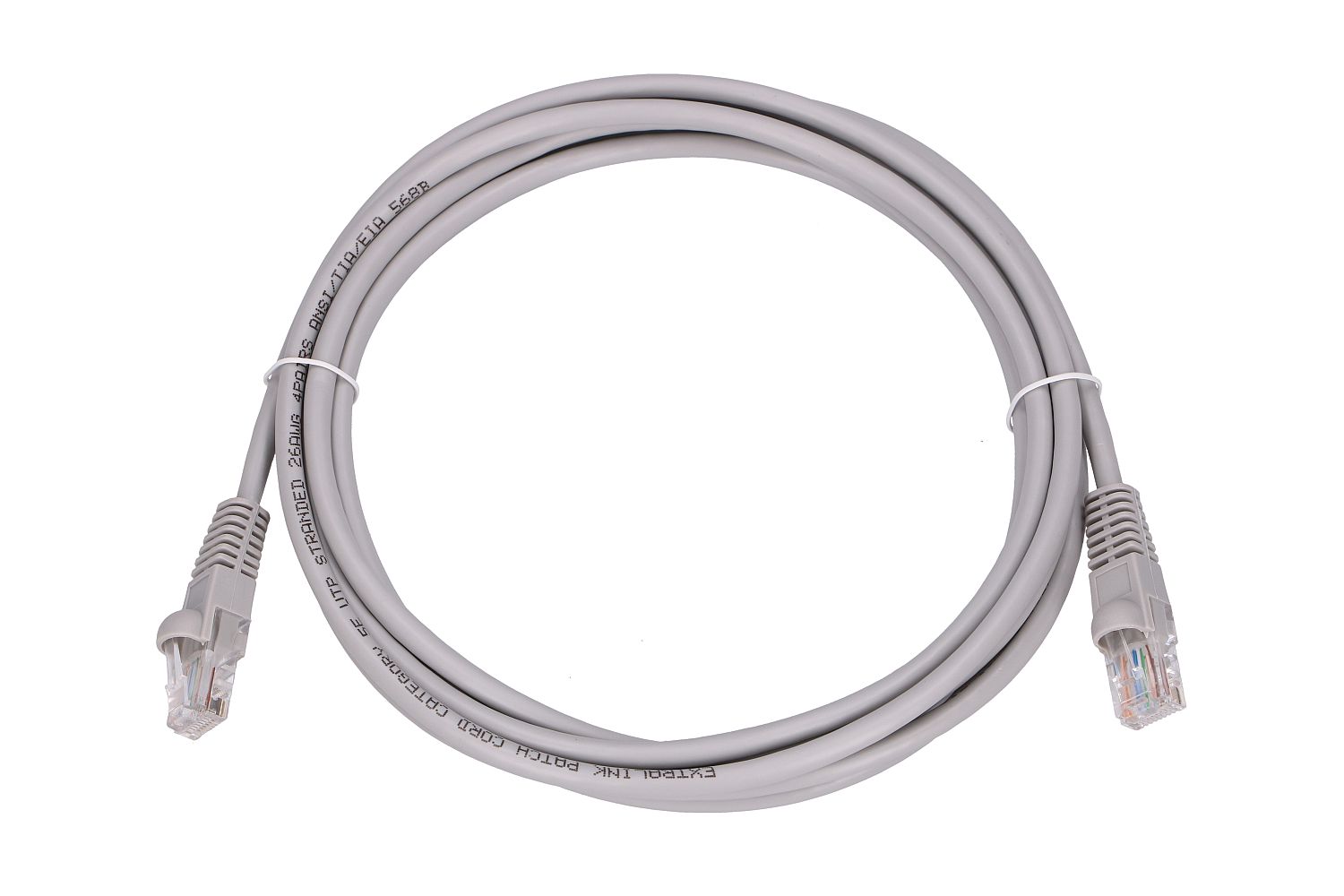 Extralink Kat.5e UTP 3m | Patchcord LAN | Miedź Kabel sieciowy skrętka - obrazek 2