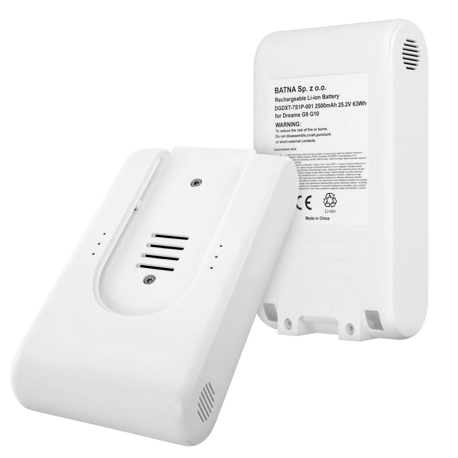 Extralink | Bateria, akumulator do odkurzacza | zamiennik dla Dreame G9 G10 25.2V 2500mAh