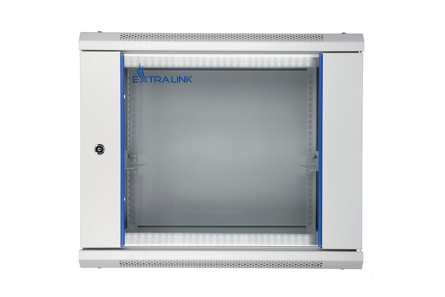 Extralink 9U 600x600 Szara | Szafa rack | montowana na ścianie - obrazek 2