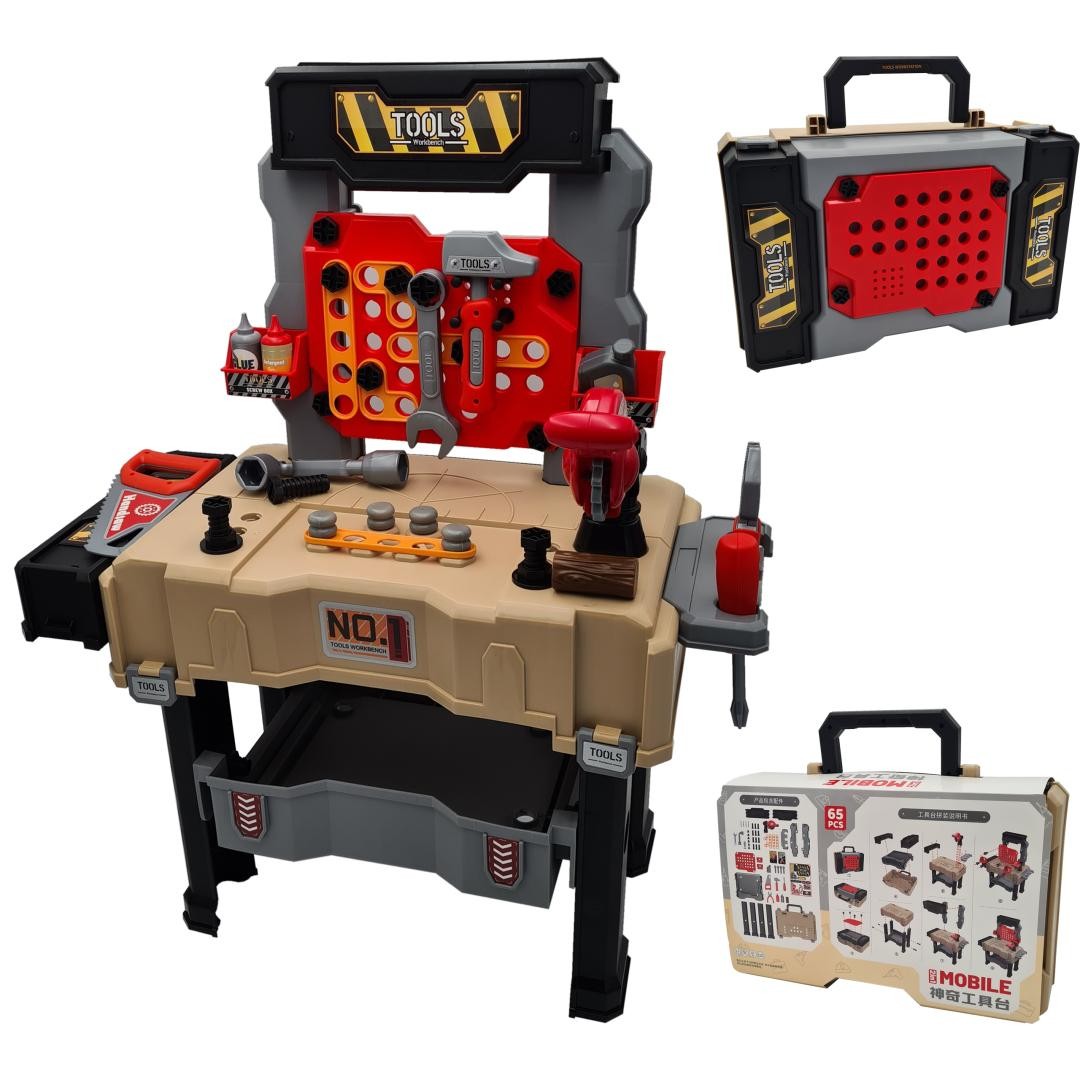 Extralink Toys | Zestaw Majsterkowicza | Duży Warsztat DIY - obrazek 2