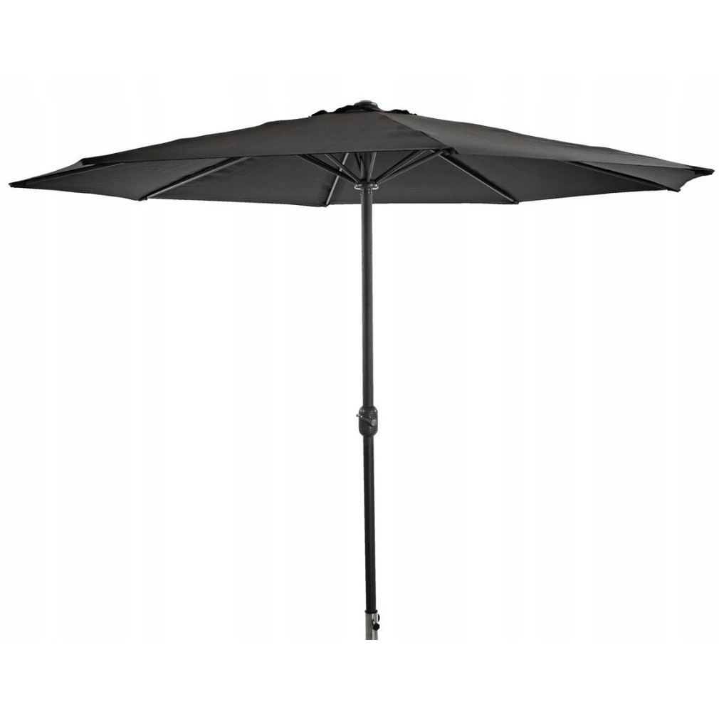 Black Forest | Parasol ogrodowy | składany 3m duży grafitowy