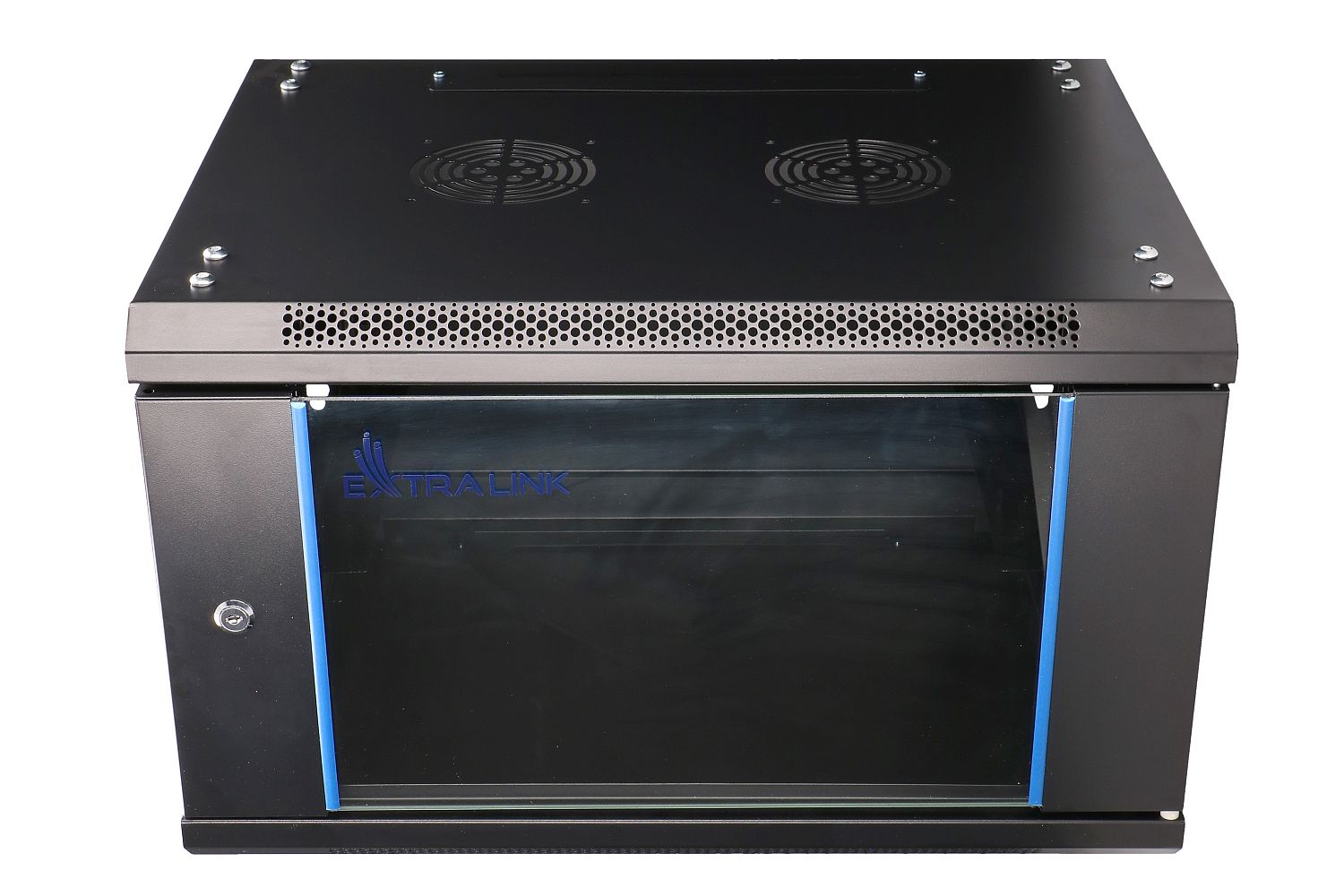 Extralink 6U 600x600 Czarna | Szafa rack | montowana na ścianie - obrazek 2