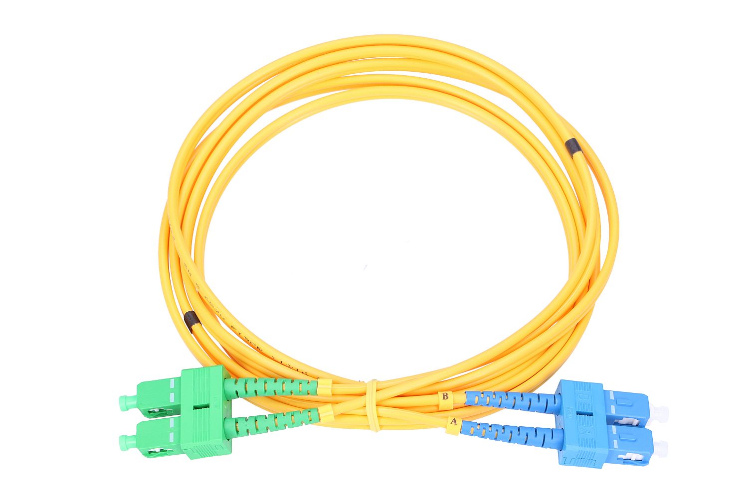 Extralink SC/UPC-SC/APC | Patchcord | Jednomodowy, Duplex, 3mm, 1m