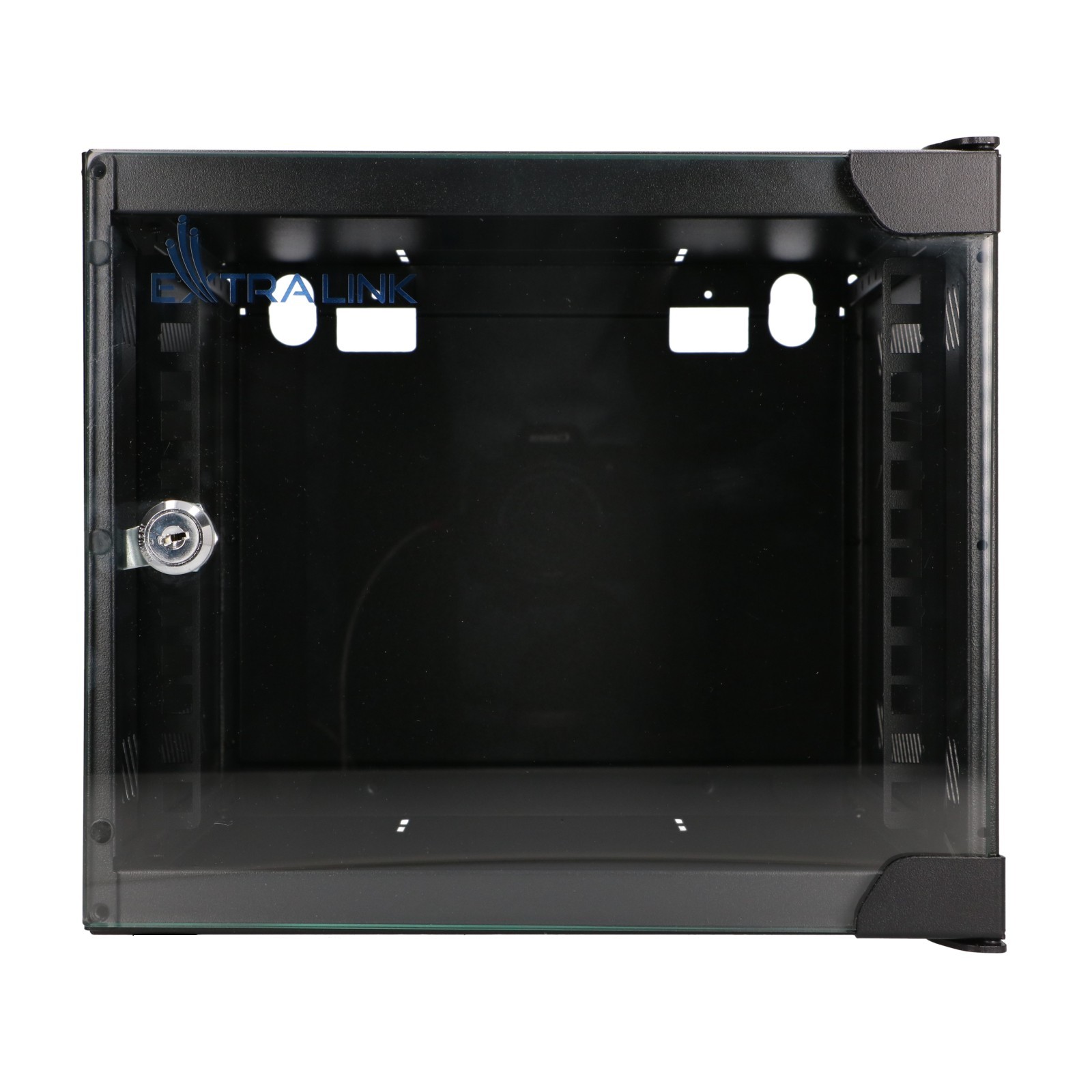 Extralink Lite 4U 10" 280X310 Czarna | Szafa rack | montowana na ścianie - obrazek 2