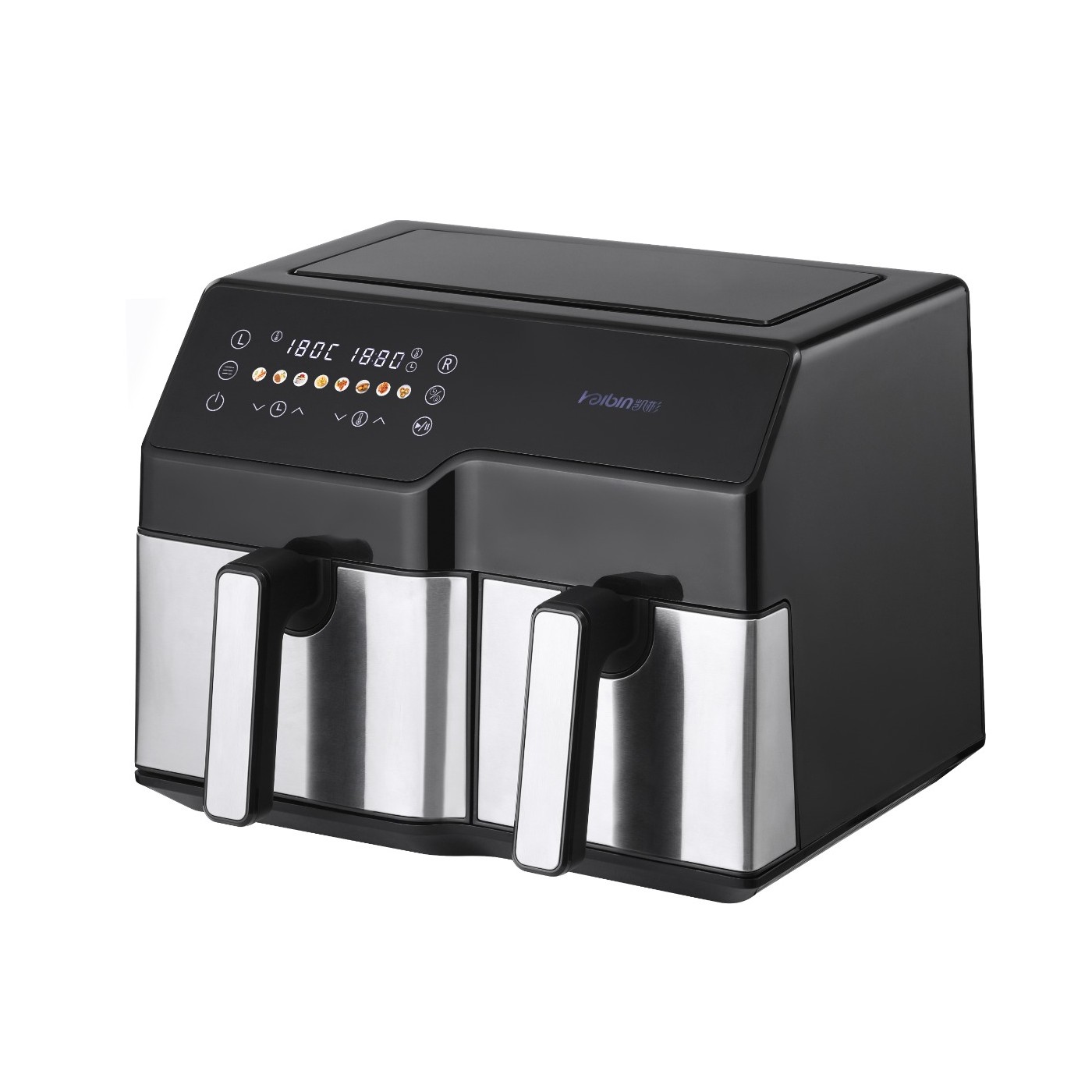 Extralink Home Air Fryer SJ-1000 10L EU | Frytkownica | (6L+4L) 2500W - obrazek 3