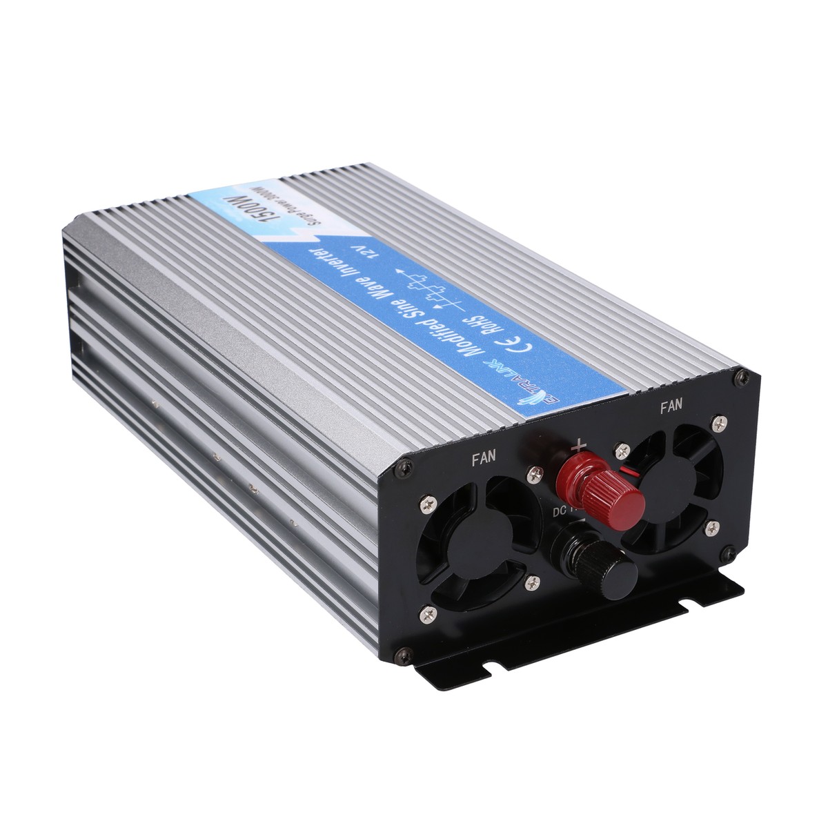 Extralink OPIM-1500W | Przetwornica napięcia | samochodowa 12V, 1500W modyfikowany sinus - obrazek 3