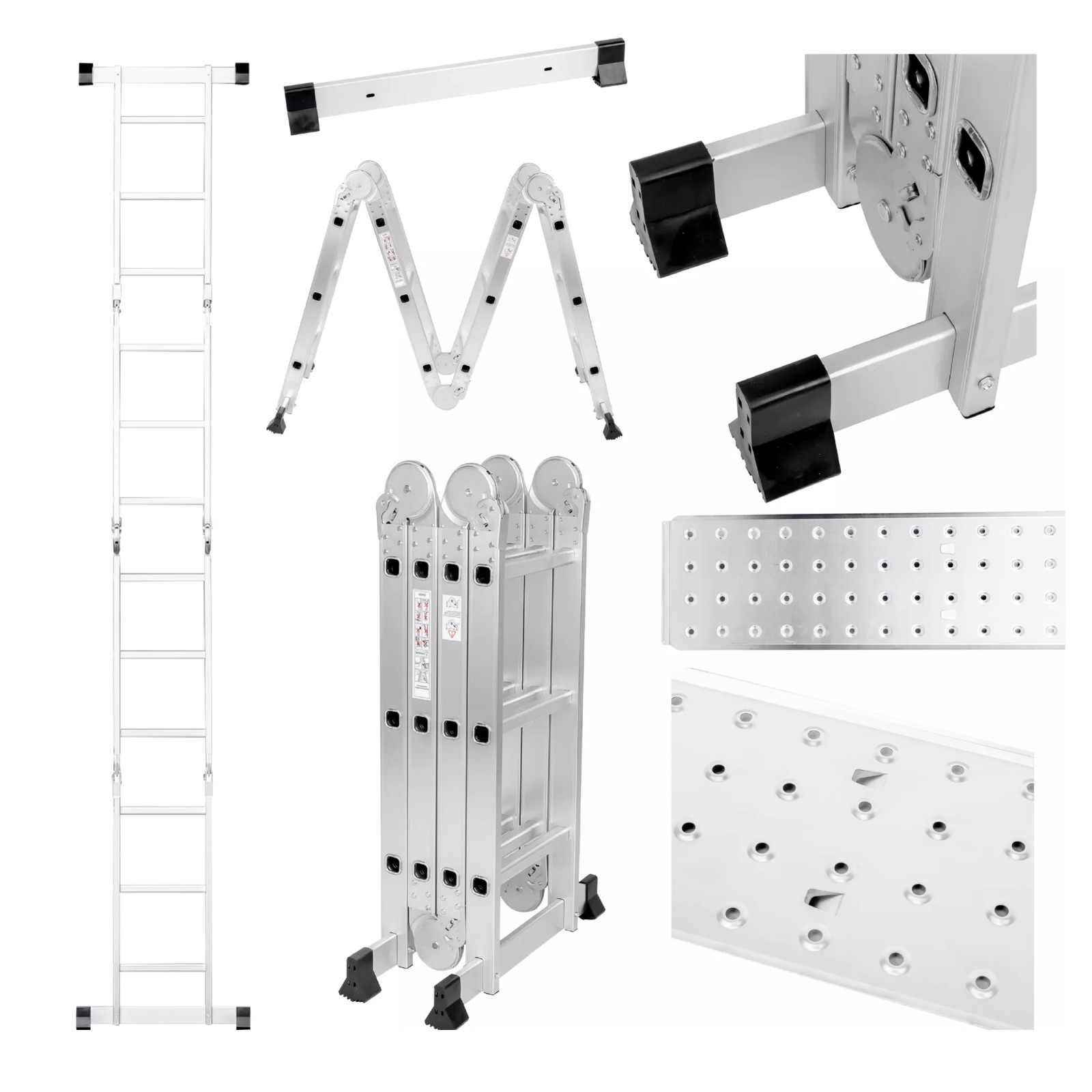 EXTRALINK DRABINA PRZEGUBOWA LAD3X4MP 3X4, 3,55 M (+PLATFORMA)