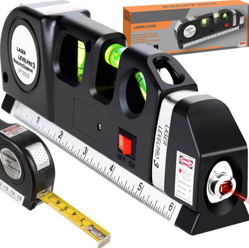 Extralink | Poziomica laserowa z miarką | 250cm