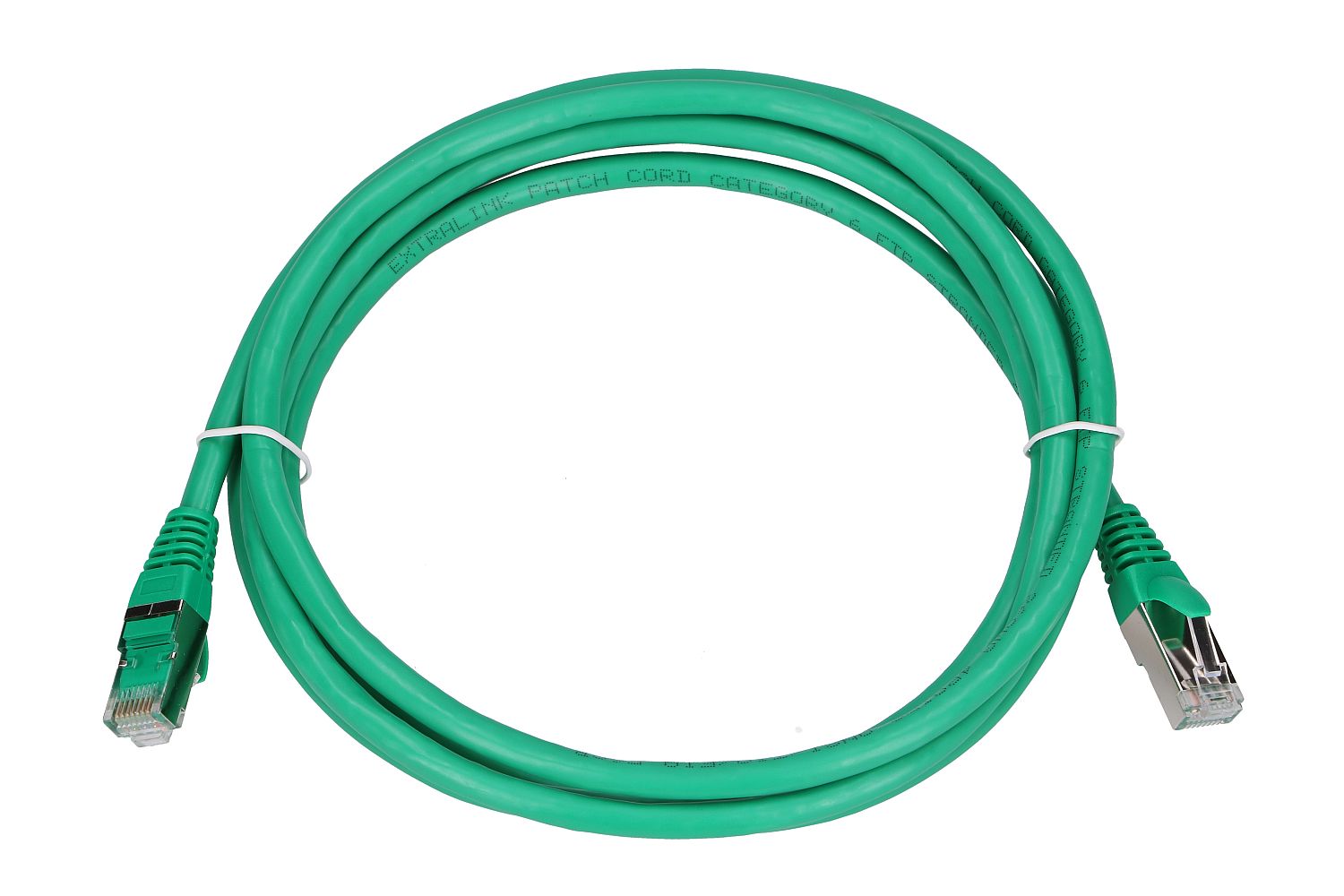 Extralink Kat.6 FTP 2m | Patchcord LAN | Miedź Kabel sieciowy skrętka 1Gbit/s - obrazek 2