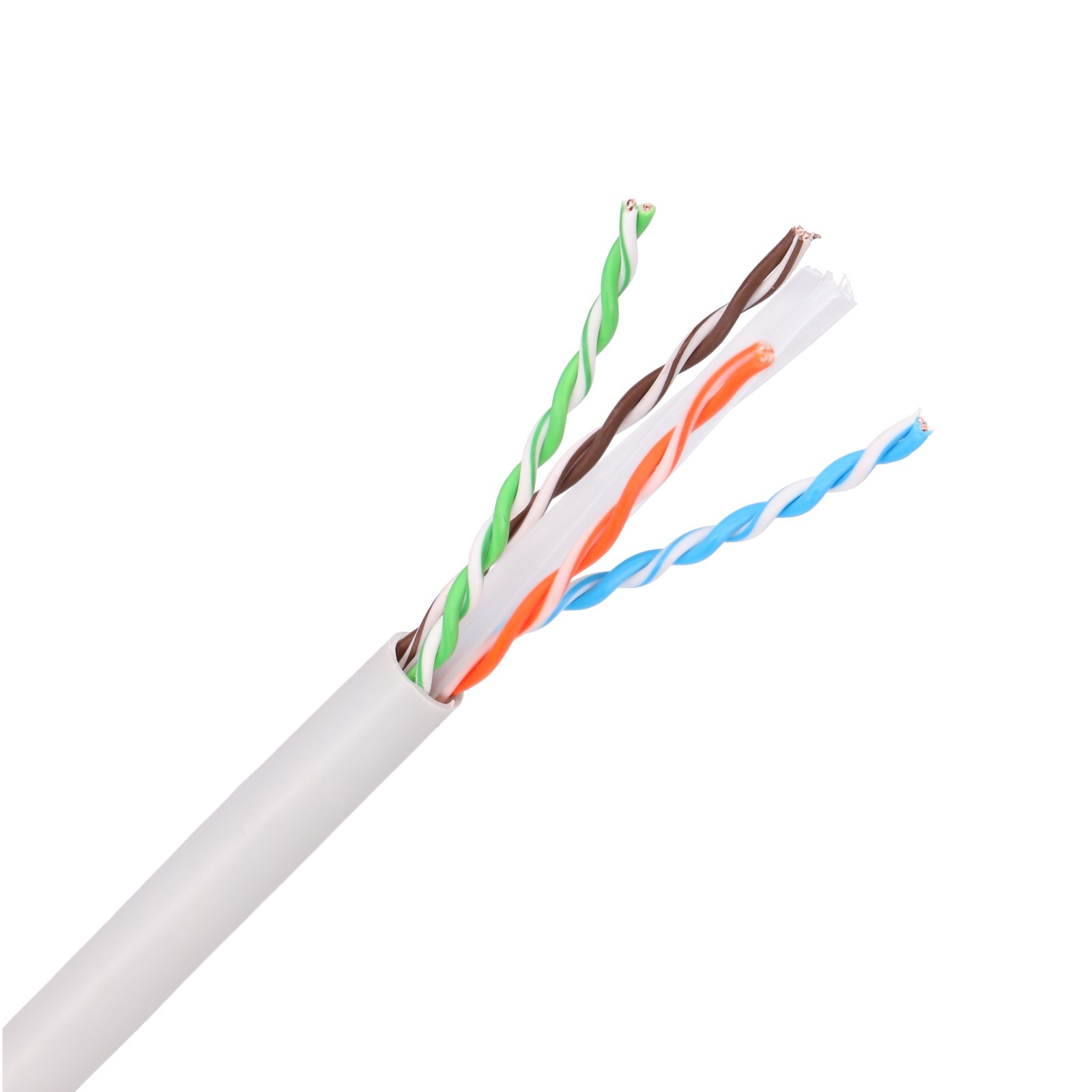 Extralink CAT6A UTP (U/UTP) Wewnętrzny | Kabel sieciowy skrętka | 305m