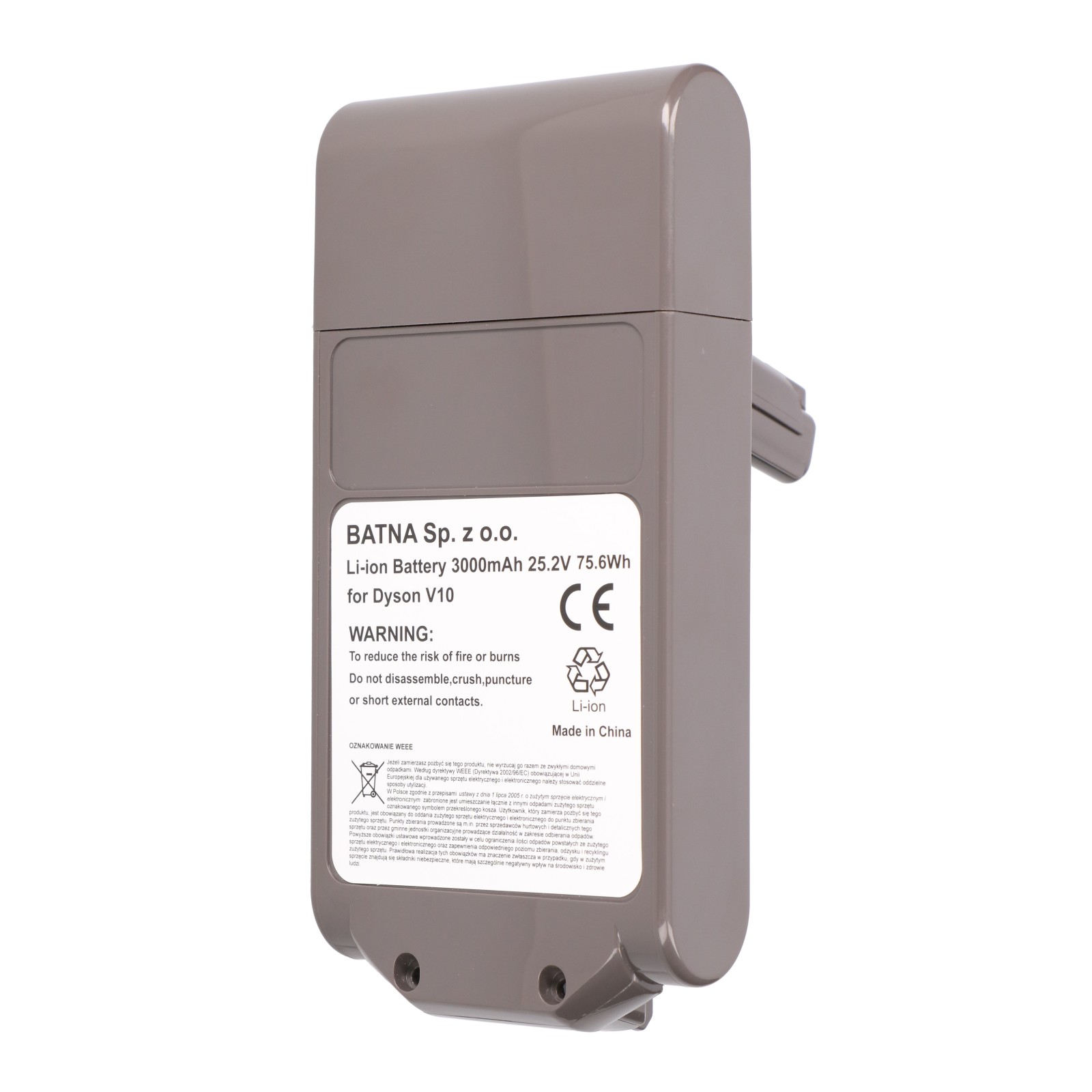 Extralink | Bateria, akumulator do odkurzacza, zamiennik dla Dyson V10 | 25.2V 3000mAh - obrazek 4