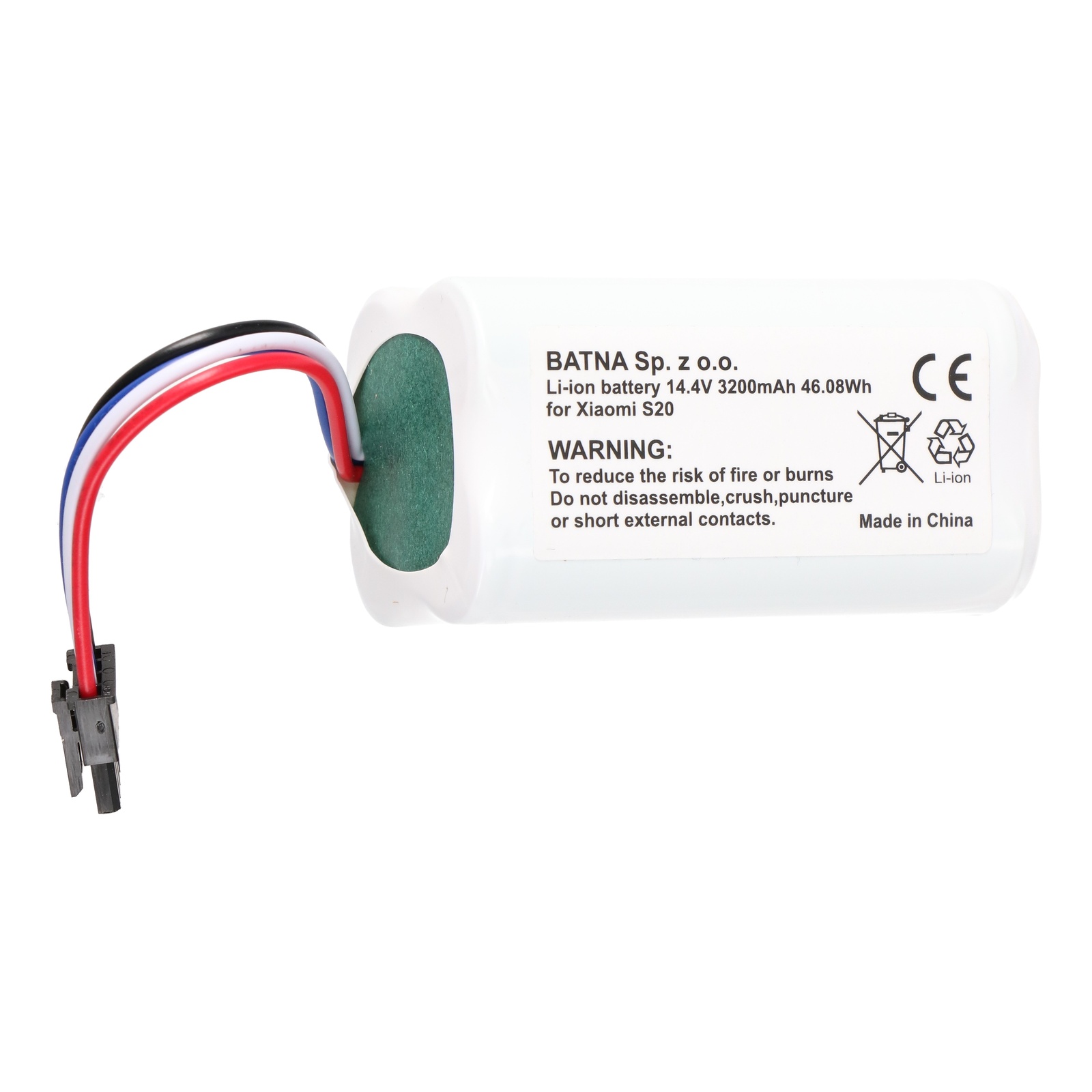 Xiaomi Bateria S20 3200mAh 14.4V | Akumulator do robota sprzątającego | Zamiennik, 3200mAh, 14.4V - obrazek 2