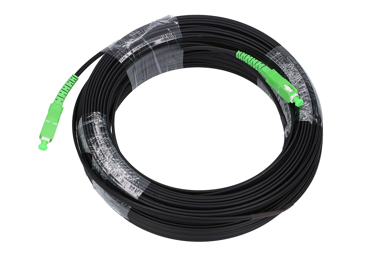 Extralink SC/APC-SC/APC Płaski | Patchcord | wiszący, jednomodowy, Simplex, G.657A2, 40m - obrazek 2