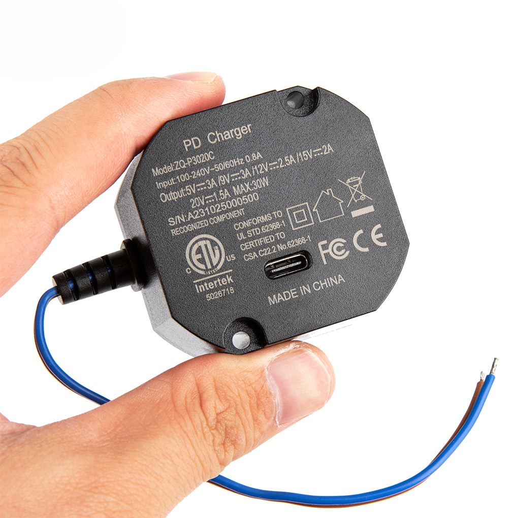 Extralink AC-USBC | Zasilacz | 30W, 100-240 VAC, 50/60Hz - obrazek 3