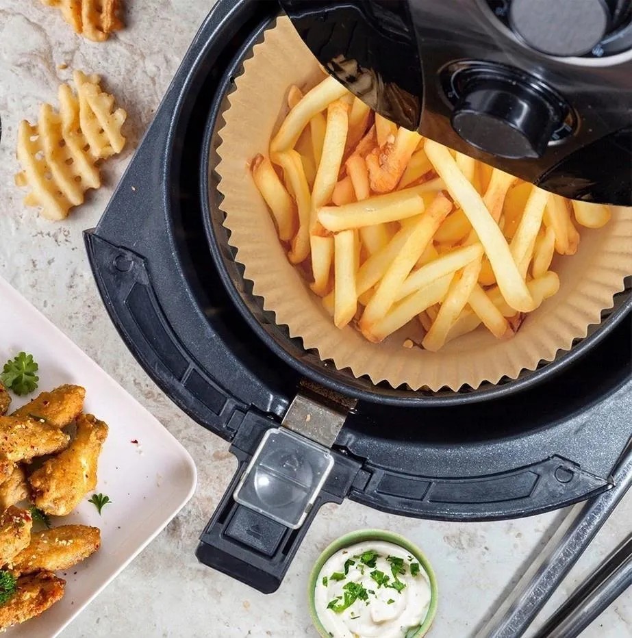 Extralink Home | Papierowe wkłady do frytkownicy | okrągłe, 16cm, 50 sztuk - obrazek 4