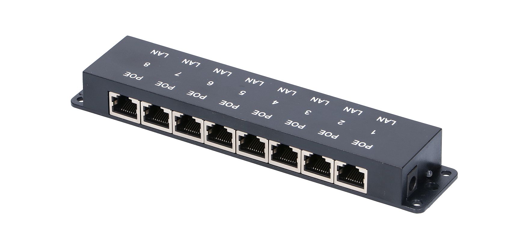 Extralink 8 Portowy | PoE Injector | 8x 100Mb/s RJ45 - obrazek 4
