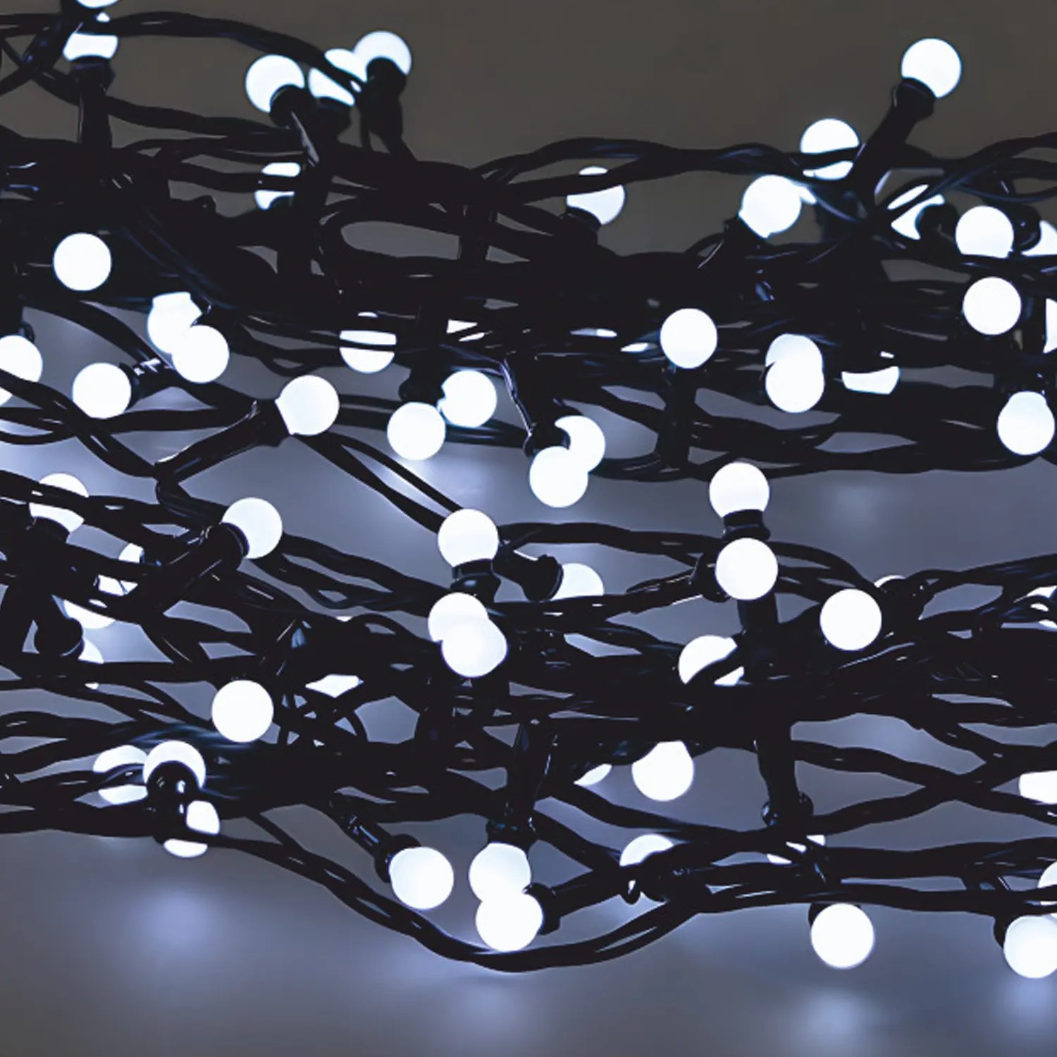 Extralink | Lampki LED | kulki 200L zimny biały, dł. 3 + 16 m - obrazek 2