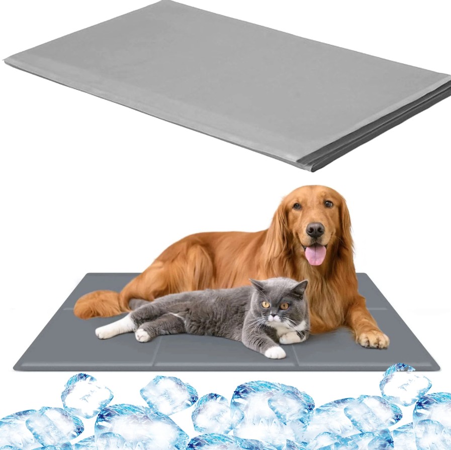 Extralink Pets | Mata chłodząca żelowa | składana dla psa kota podkład legowisko szara 50x90 pet-1111