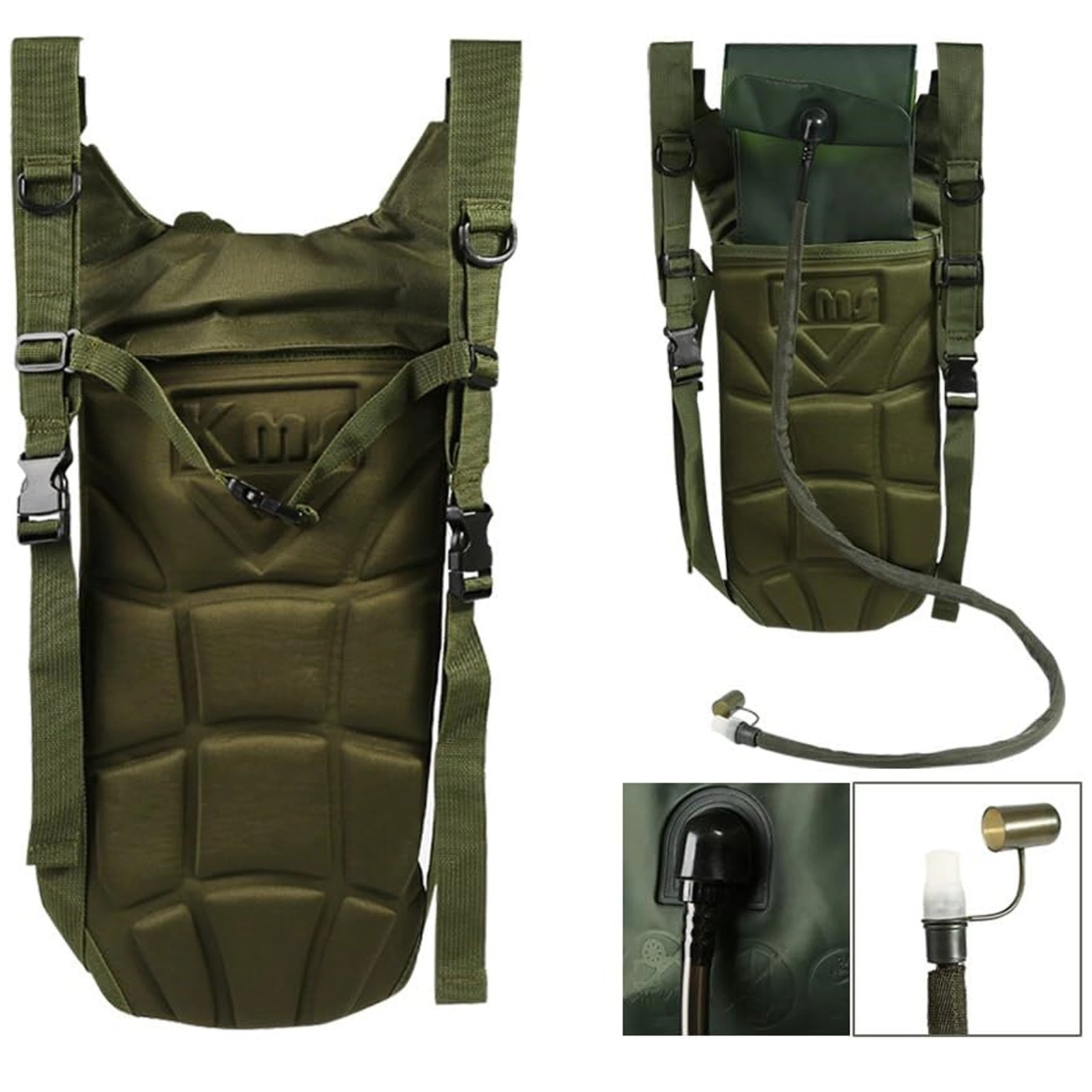 Extralink Military Plecak rowerowy górski hydracyjny z bukłakiem na wodę 3l mil-1114 - obrazek 2