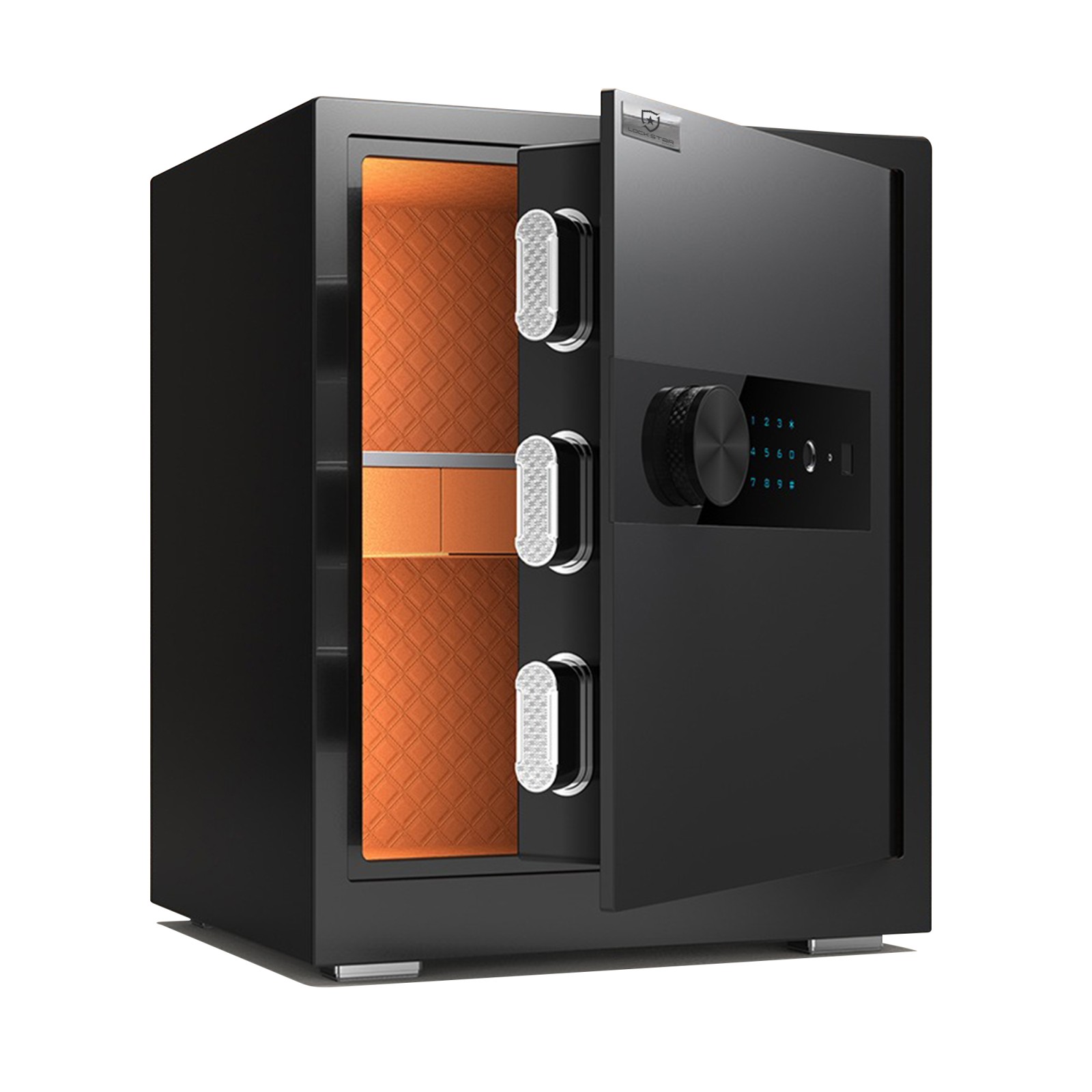 Extralink Lock Star X-45X | Sejf elektroniczny | na kod i odcisk palca
