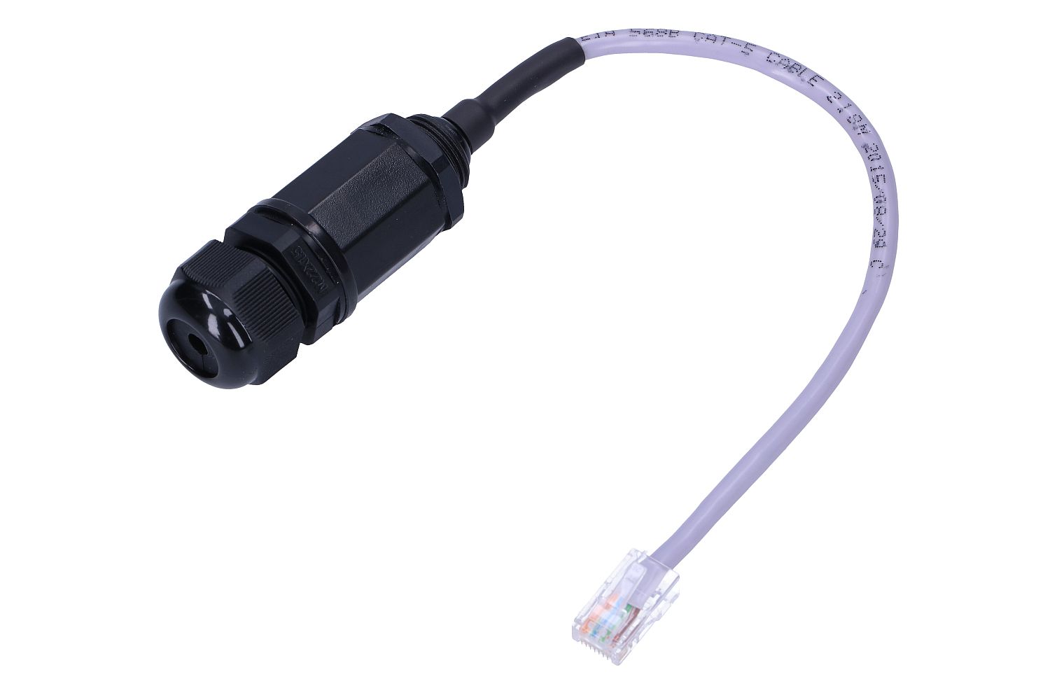 Gniazdo RJ45 IP67 | Wodoodporne | 150mm, UTP Cat.5