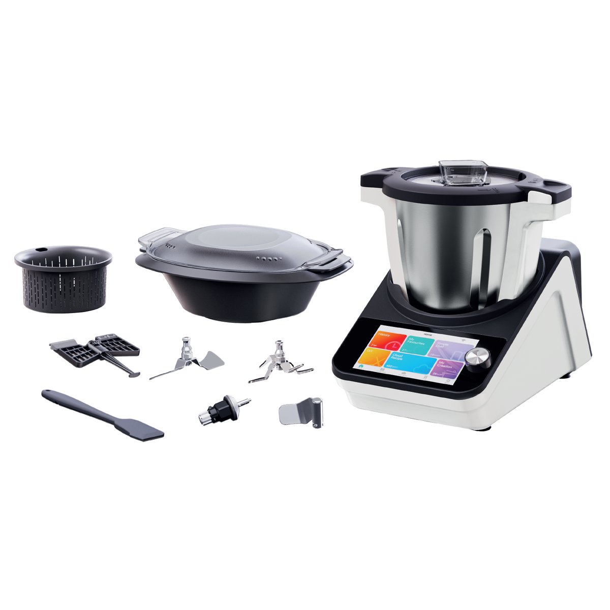 Wielofunkcyjny robot kuchenny Extralink Smart Life Cooking Robot ECR-K3501, TermoMikser, 1700W, WiFi, Tuya - obrazek 2