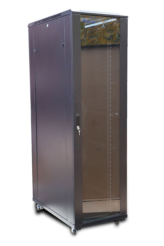 Extralink 42U 600x1000 Czarna | Szafa rack | stojąca - obrazek 2