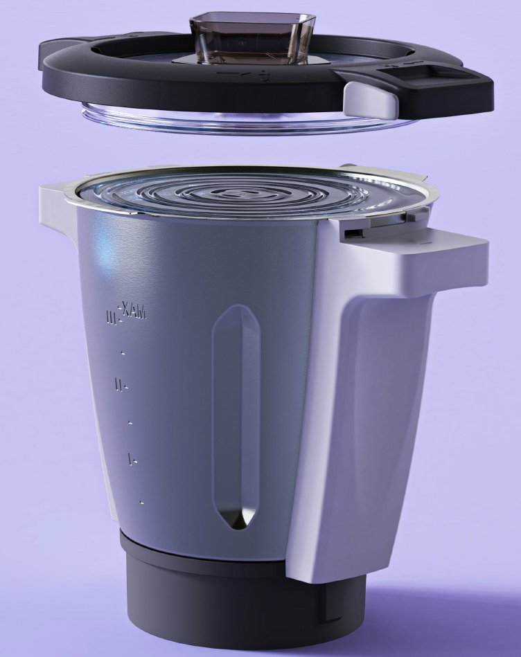 Wielofunkcyjny robot kuchenny Extralink Smart Life Cooking Robot ECR-K3501, TermoMikser, 1700W, WiFi, Tuya - obrazek 3